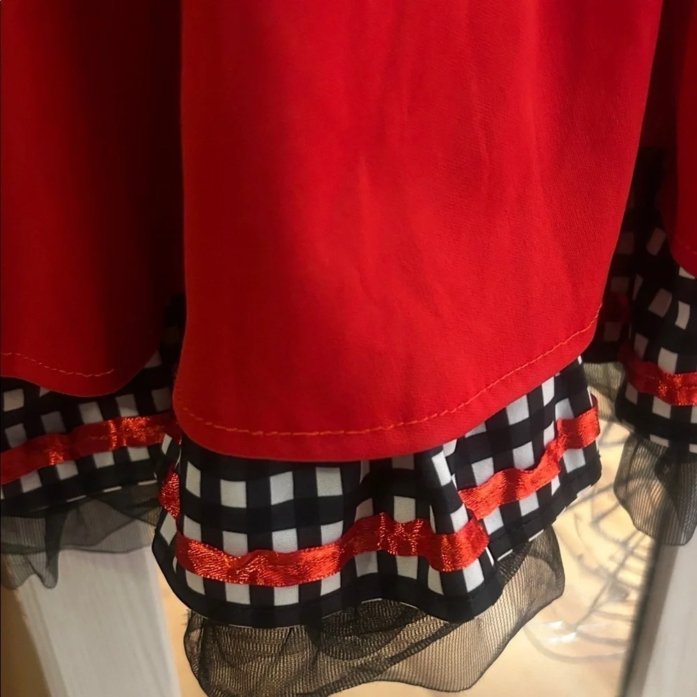 Kids Red and Black Little Red Riding hood Halloween Costume